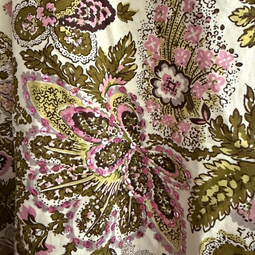Anthropologie Elevenses Floral Paisley Dress - Picture 5 of 7